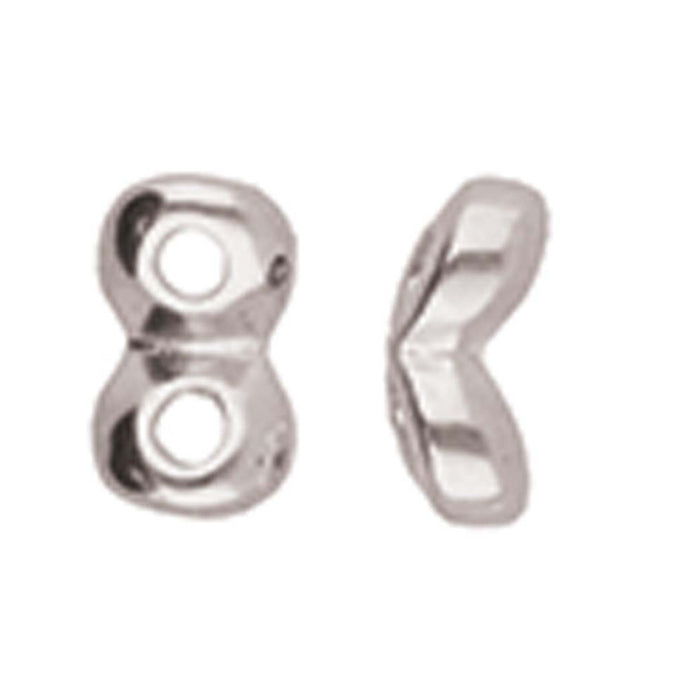 Kaparia - Superduo Side Bead - Antique Silver Plate***