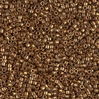 5 Grams of 11/0 Miyuki DELICA Beads - Metallic Light Bronze