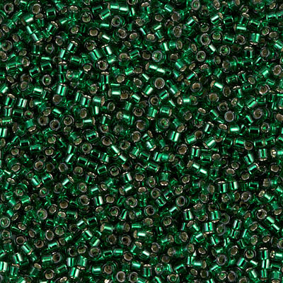 11/0 Miyuki DELICA Bead Pack - Silverlined Emerald
