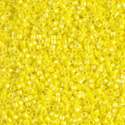 11/0 Miyuki DELICA Bead Pack - Opaque Yellow AB