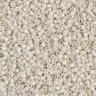 5 Grams of 11/0 Miyuki DELICA Beads - Opaque Limestone Luster