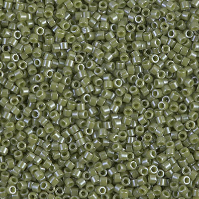 5 Grams of 11/0 Miyuki DELICA Beads - Opaque Cactus Luster