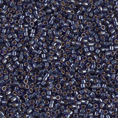 5 Grams of 11/0 Miyuki DELICA Beads - Lined Cobalt Luster