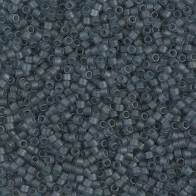 5 Grams of 11/0 Miyuki DELICA Beads - Matte Transparent Montana Luster