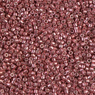 5 Grams of 11/0 Miyuki DELICA Beads - Galvanized Berry