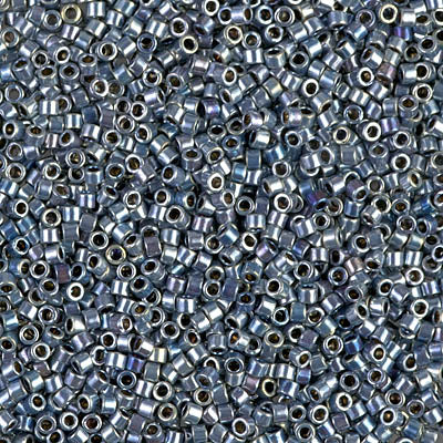 5 Grams of 11/0 Miyuki DELICA Beads - Blue Gold Iris (Was DB-0511)