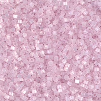 5 Grams of 11/0 Miyuki DELICA Beads - Pale Pink Silk Satin