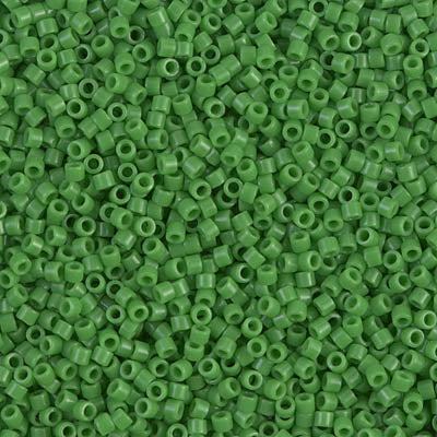 5 Grams of 11/0 Miyuki DELICA Beads - Opaque Green
