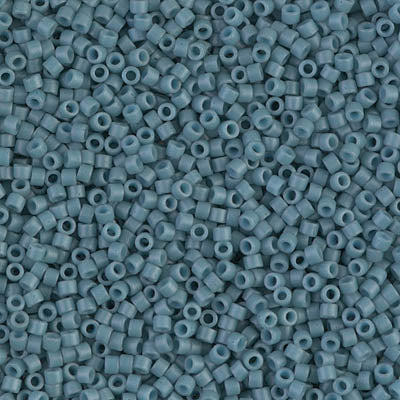 11/0 Miyuki DELICA Bead Pack - Dyed Semi-Frosted Opaque Shale