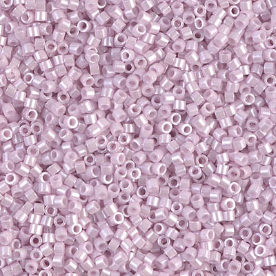 5 Grams of 11/0 Miyuki DELICA Beads - Opaque Pale Rose Ceylon
