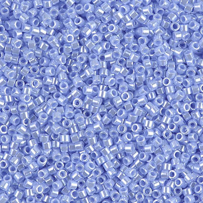 5 Grams of 11/0 Miyuki DELICA Beads - Opaque Agate Blue Luster
