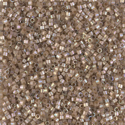5 Grams of 11/0 Miyuki DELICA Beads - Silk Inside Dyed Shell AB