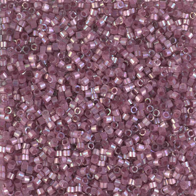 5 Grams of 11/0 Miyuki DELICA Beads - Silk Inside Dyed Hydrangea AB
