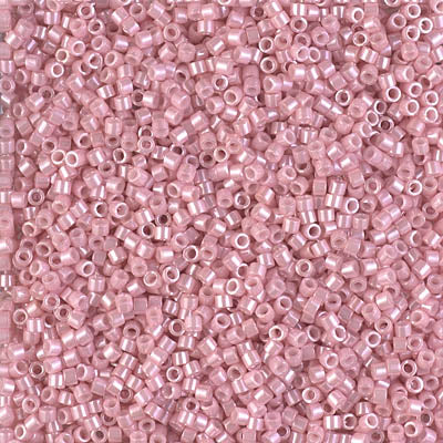 5 Grams of 11/0 Miyuki DELICA Beads - Opaque Rosewater Luster