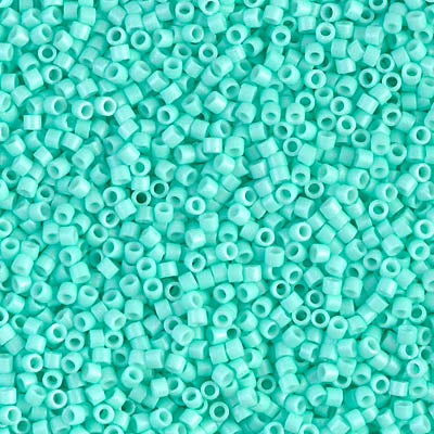 5 Grams of 11/0 Miyuki DELICA Beads - Duracoat Opaque Catalina