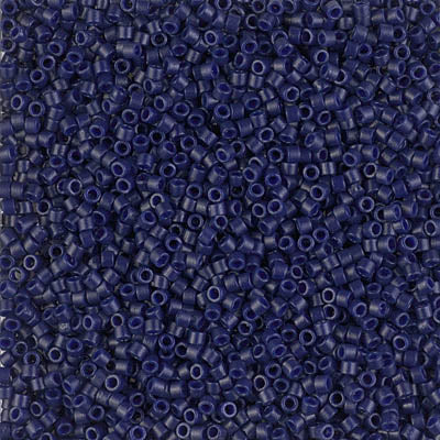 5 Grams of 11/0 Miyuki DELICA Beads - Opaque Dyed Cobalt