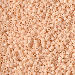 5 Grams of 11/0 Miyuki DELICA Beads - Duracoat Opaque Dyed Pale Peach