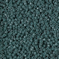 5 Grams of 11/0 Miyuki DELICA Beads - Duracoat Opaque Dyed Evergreen