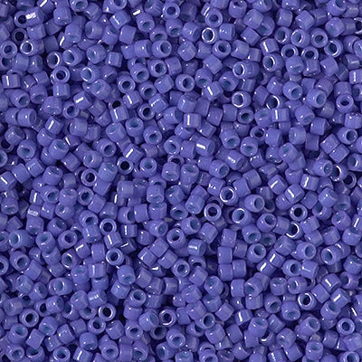 5 Grams of 11/0 Miyuki DELICA Beads - Duracoat Opaque Dyed Violet