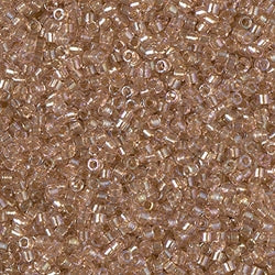5 Grams of 11/0 Miyuki DELICA Beads - Fancy Lined Blush