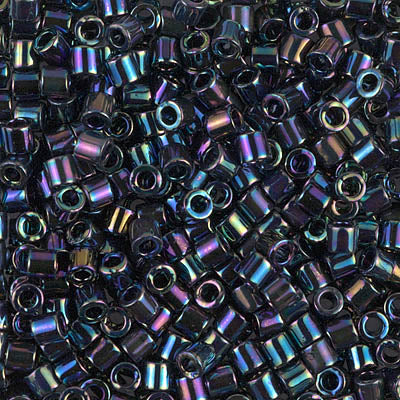 8/0 Miyuki DELICA Beads - Metallic Variegated Blue Iris