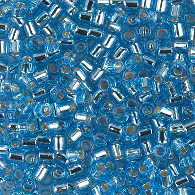 8/0 Miyuki DELICA Beads - Silverlined Aqua