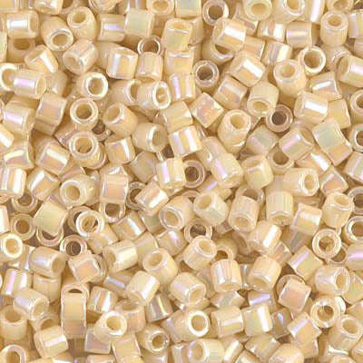 8/0 Miyuki DELICA Beads - Opaque Cream AB