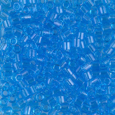 8/0 Miyuki DELICA Beads - Transparent Aqua