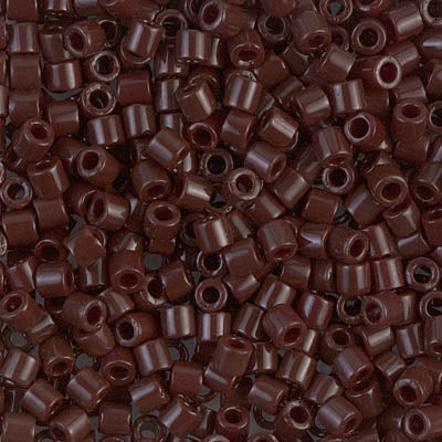 8/0 Miyuki DELICA Beads - Opaque Chocolate