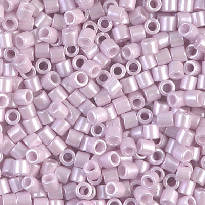 8/0 Miyuki DELICA Beads - Opaque Pale Rose Ceylon