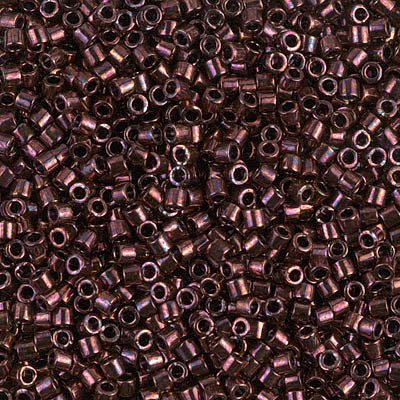 10/0 Miyuki DELICA Beads - Metallic Dark Raspberry