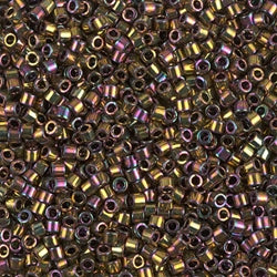 10/0 Miyuki DELICA Beads - Metallic Gold Iris
