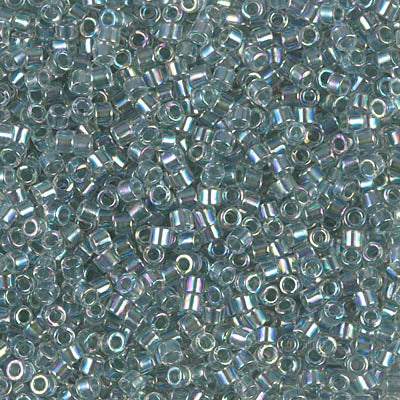 10/0 Miyuki DELICA Beads - Sea Foam Lined Crystal AB
