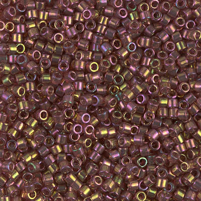 10/0 Miyuki DELICA Beads - Dark Topaz Rainbow Gold Luster