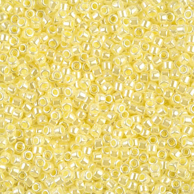 10/0 Miyuki DELICA Beads - Light Lemon Ice Ceylon