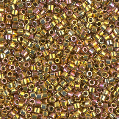 10/0 Miyuki DELICA Beads - 24kt Gold Iris