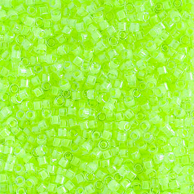 10/0 Miyuki DELICA Beads - Luminous Lime Aid