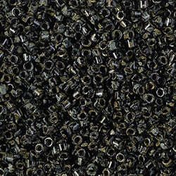 10/0 Miyuki DELICA Beads - Black Picasso