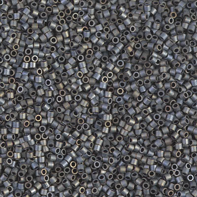 15/0 Miyuki DELICA Beads - Matte Metallic Silver