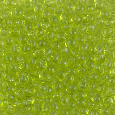 Miyuki 3.4mm DROP Bead - Transparent Chartreuse