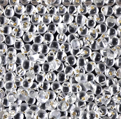Miyuki 3.4mm DROP Beads - Silverlined Crystal