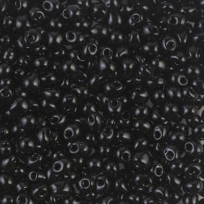 Miyuki 3.4mm DROP Beads - Black