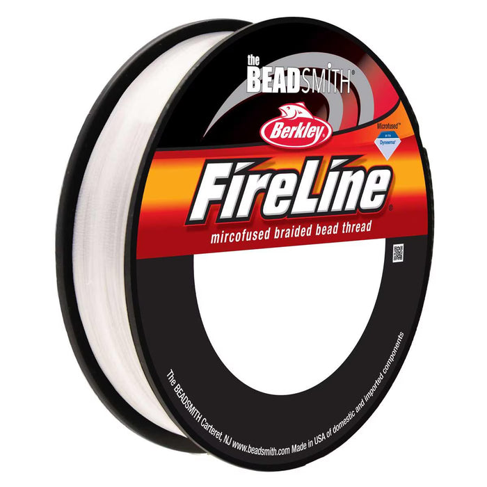 8 LB Fireline Beading Thread - Crystal (125 yards)