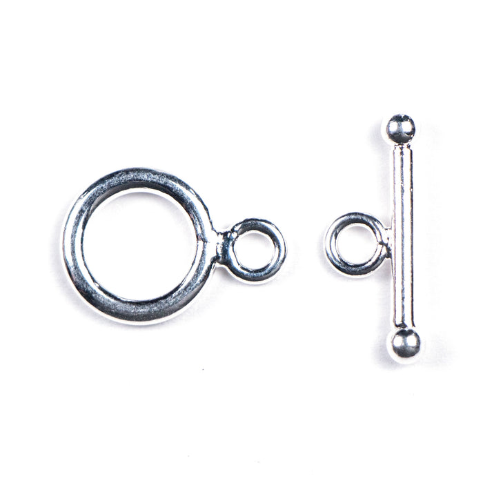 13mm Simple Toggle Clasp Set - Gunmetal Plated***