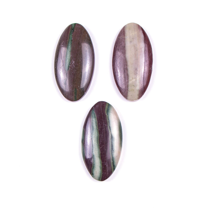 48mm x 14mm Zebra Stone Oval Cabochon***