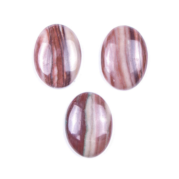 30mm x 22mm Zebra Stone Oval Cabochon***