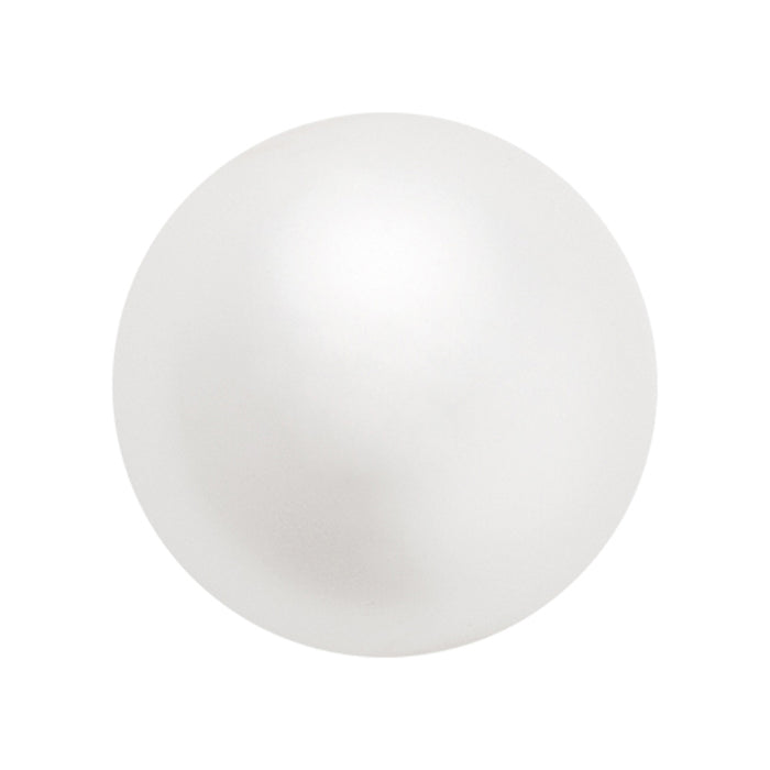 Preciosa 5mm Round Pearls - White