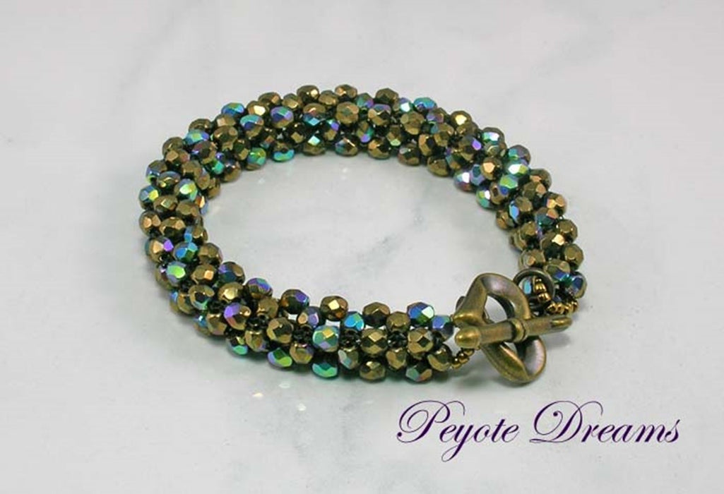 Cubic Right Angle Weave Bracelet/Necklace Class (In-Person) - Saturday, May 25th. 11:00am-3:00pm EDT
