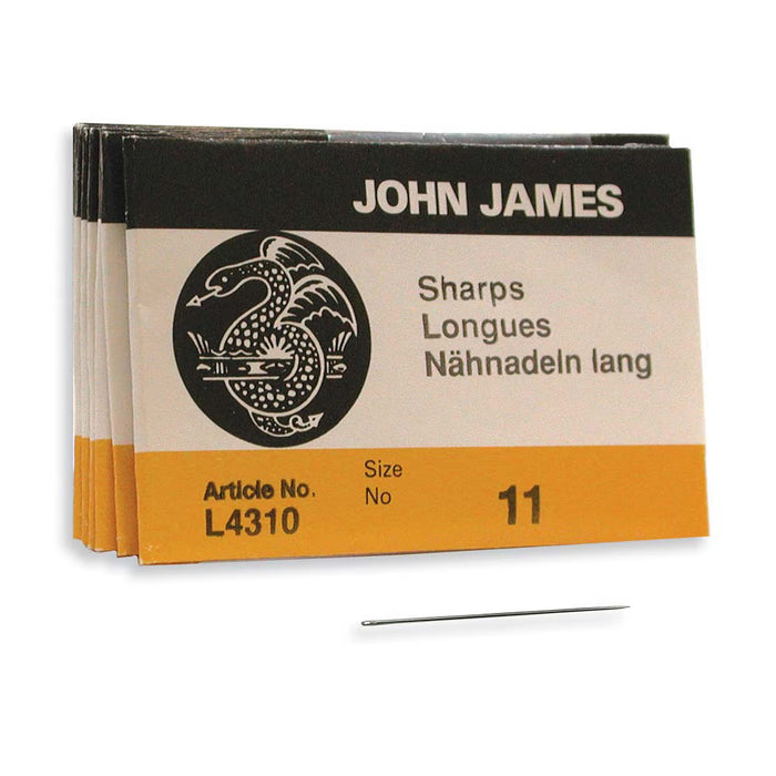 #11 John James Long Sharps for Bead Embroidery (Pack of 25)