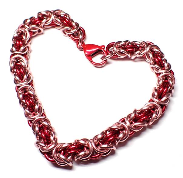 HyperLynks Two-Tone Byzantine Bracelet Kit - Sweetheart Edition***